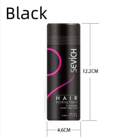 Powder Extension Thinning Thickening Hair Growth (Option: Black-12g)