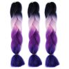 Braids Extensions, Synthetic Hair for Braiding, 24 Inch Hair Strands for Braiding Hair
